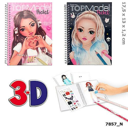 Top Model Pocket Colouring Book - Cardies