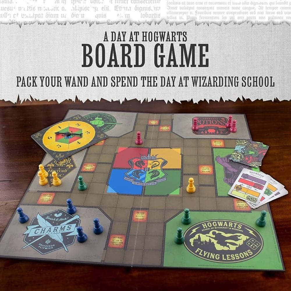 BACK TO HOGWARTS BOARD GAME WITH SPINNER